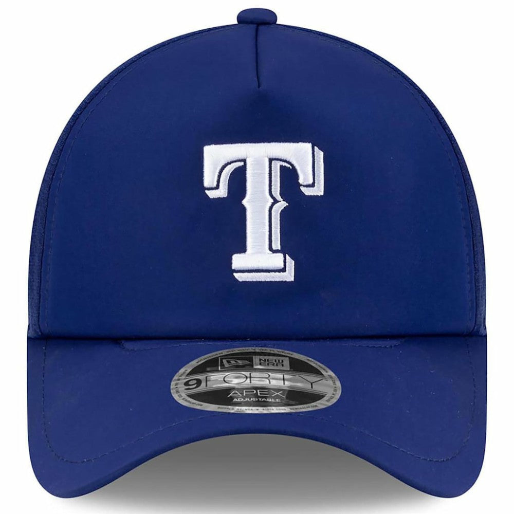 Texas Rangers New Era 2026 Batting Practice Apex 9FORTY Adjustable Trucker Hat Outlet
