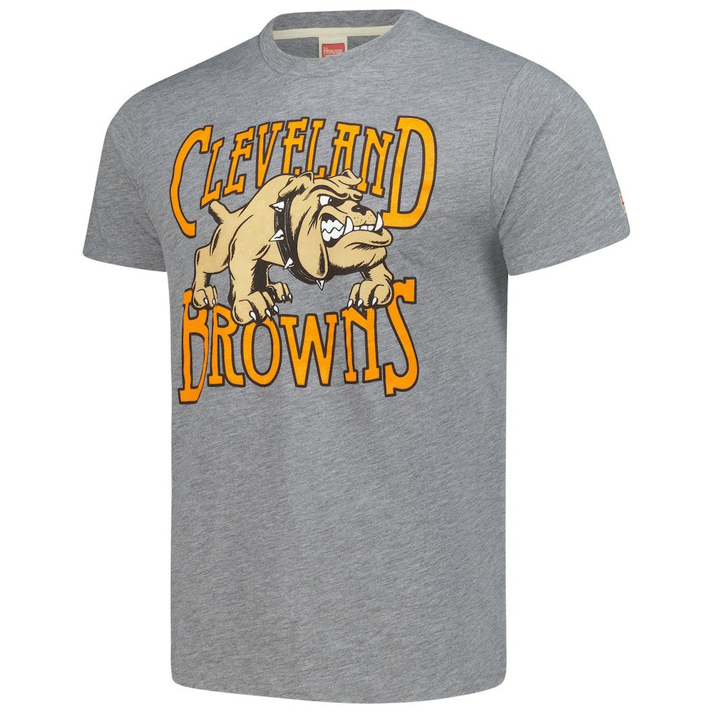 Cleveland Browns Homage Unisex Tri-Blend Dawg Pound XL Bone Collar T-Shirt - Gray - NFL