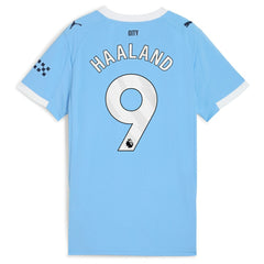 Puma - Erling Haaland Manchester City Women's 2025/26 Home Replica Player Jersey - Sky Blue