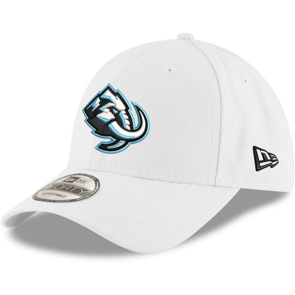 Utah Mammoth New Era 9FORTY Adjustable Hat - White | New Era on sale