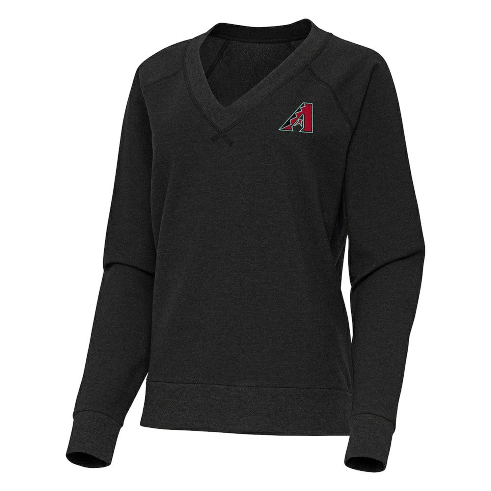 Arizona Diamondbacks Antigua Women's Varsity Tri-Blend V-Neck Long Sleeve T-Shirt Outlet
