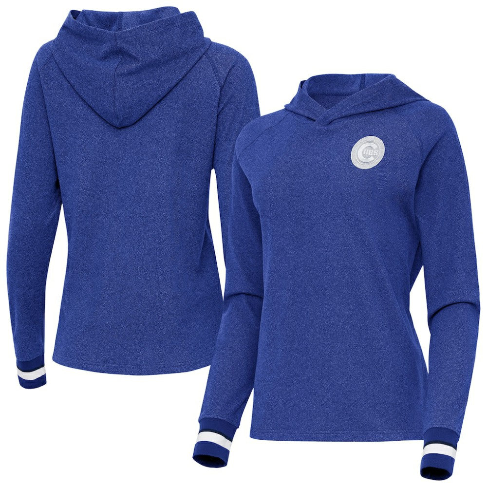 Chicago Cubs Antigua Women's Trek Pullover Hoodie Outlet