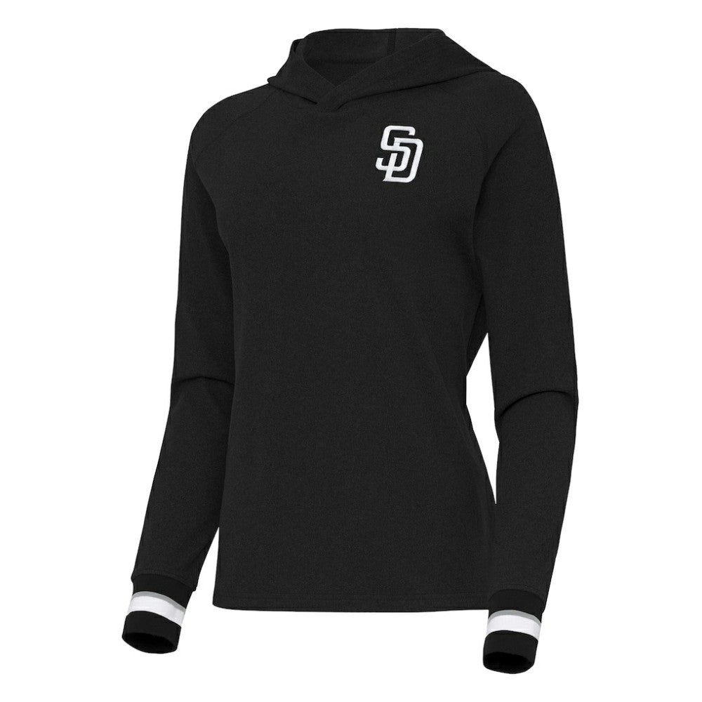 San Diego Padres Antigua Women's Trek Pullover Hoodie for sale