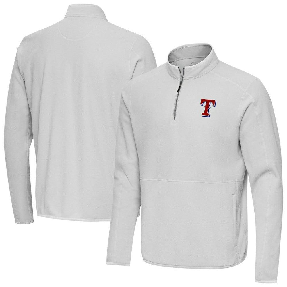 Texas Rangers Antigua Step Up Quarter-Zip Pullover Sale
