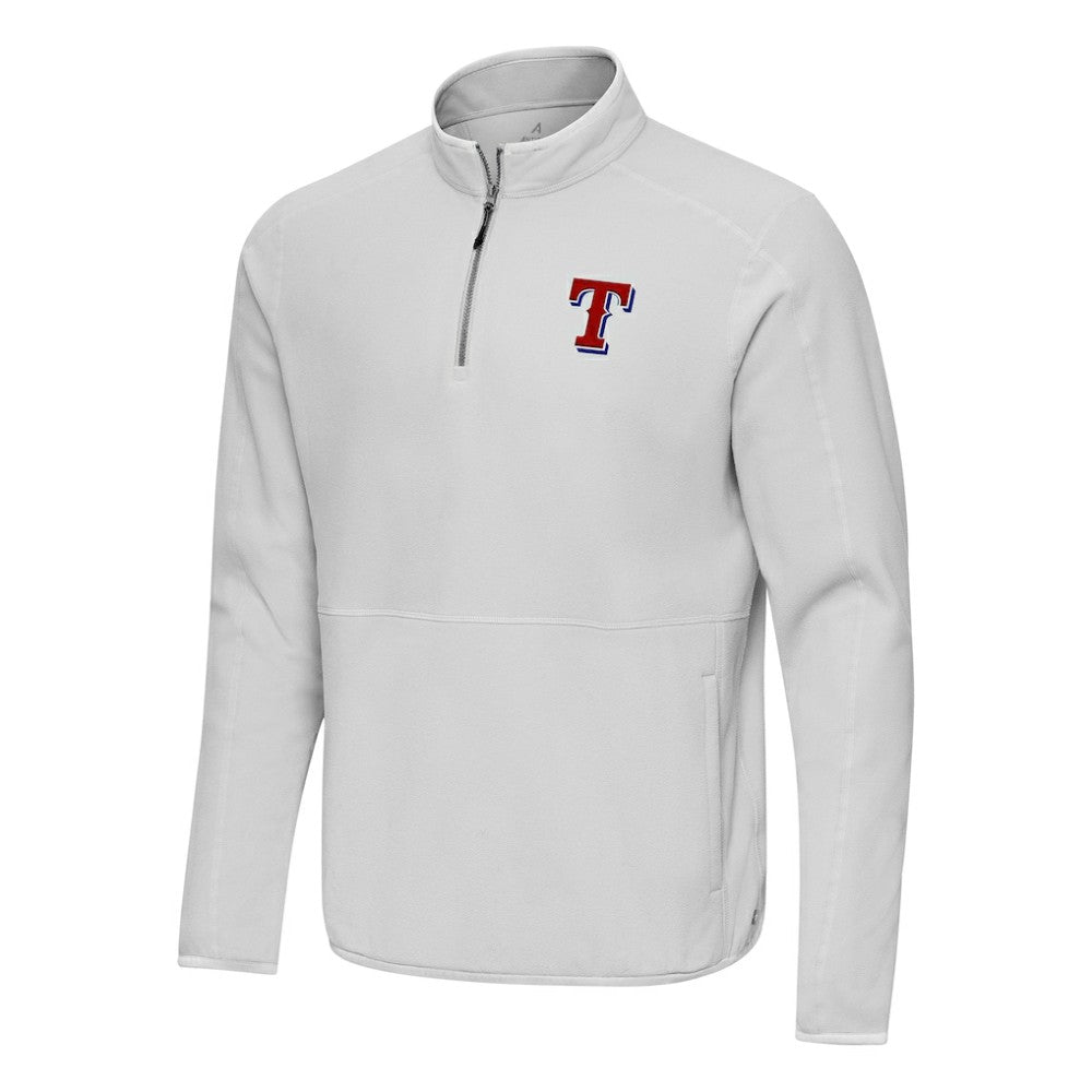 Texas Rangers Antigua Step Up Quarter-Zip Pullover Sale
