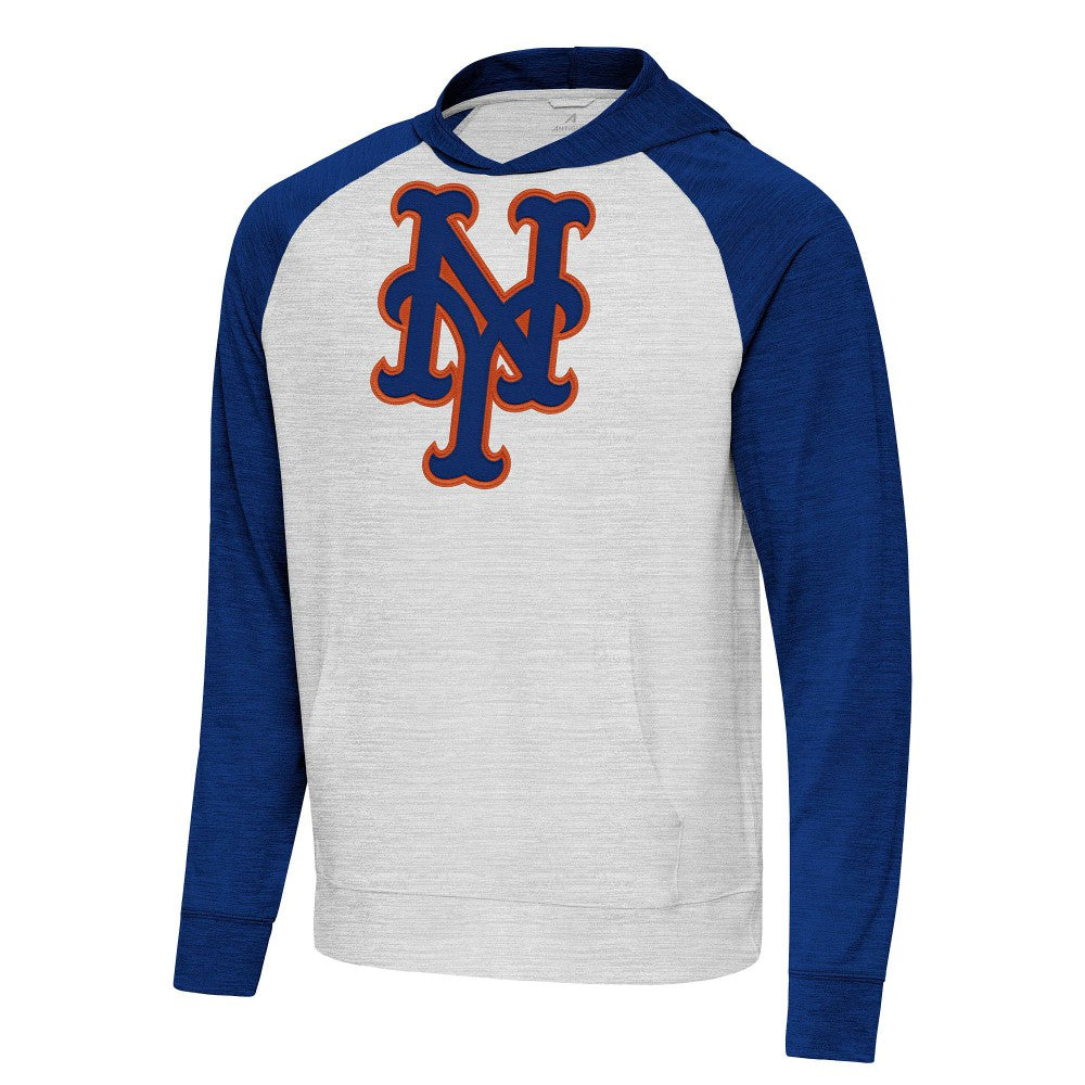 New York Mets Antigua Urgent Pullover Hoodie for sale