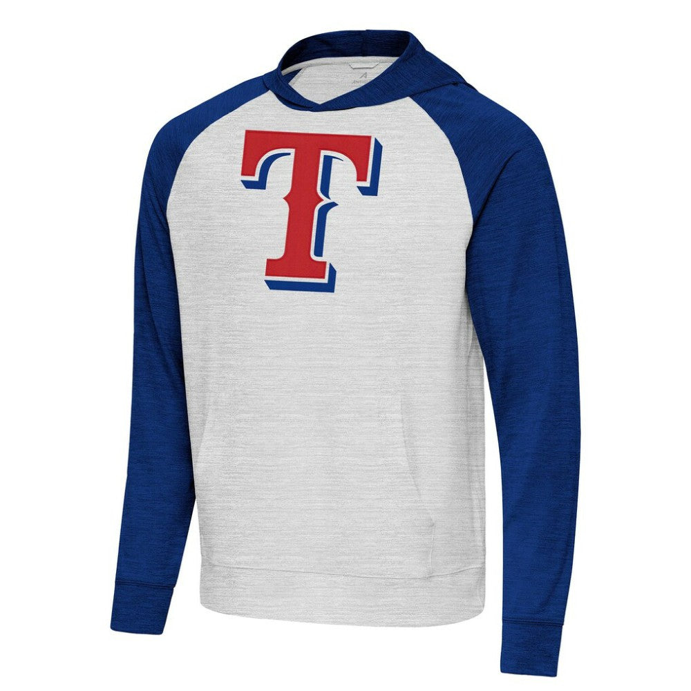 Texas Rangers Antigua Urgent Pullover Hoodie Outlet