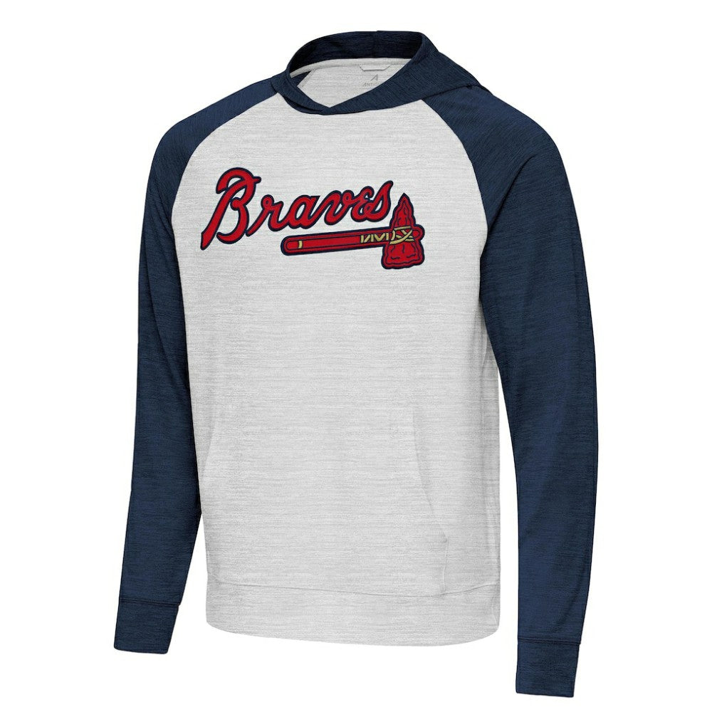 Atlanta Braves Antigua Urgent Pullover Hoodie Sale