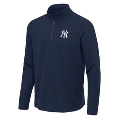 New York Yankees Antigua Sync Tri-Blend Quarter-Zip Pullover Near Me