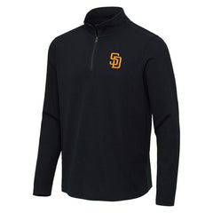 San Diego Padres Antigua Sync Tri-Blend Quarter-Zip Pullover Online