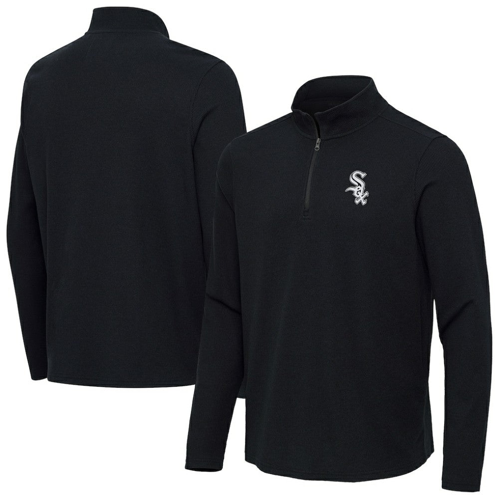 Chicago White Sox Antigua Sync Tri-Blend Quarter-Zip Pullover Outlet