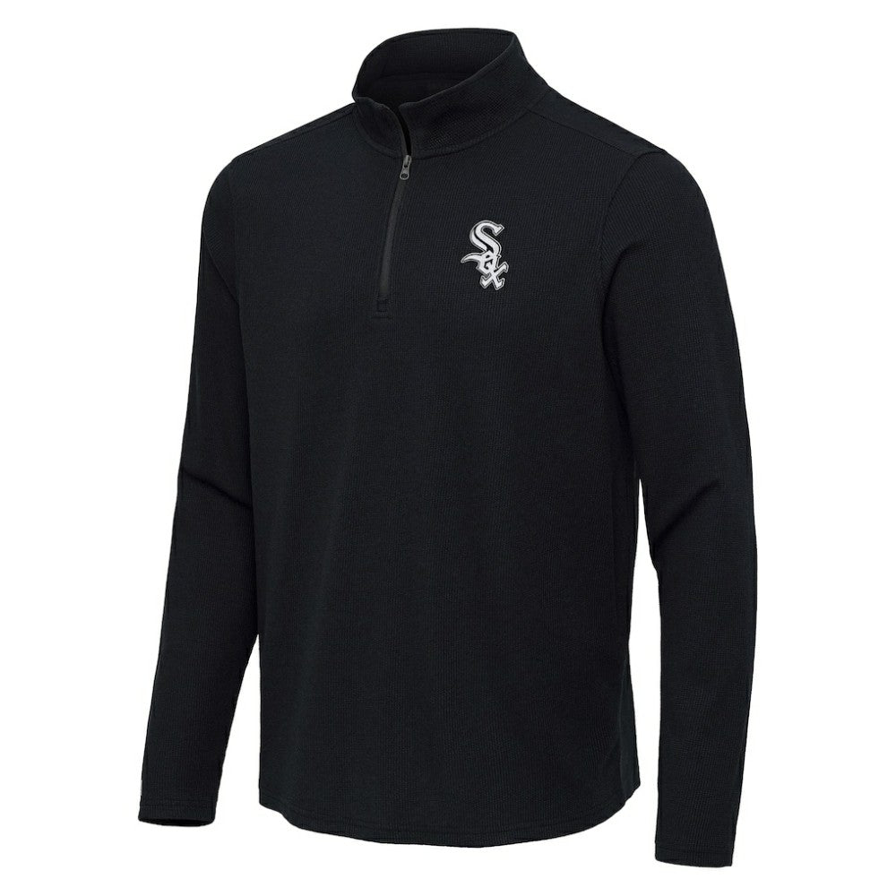 Chicago White Sox Antigua Sync Tri-Blend Quarter-Zip Pullover Outlet