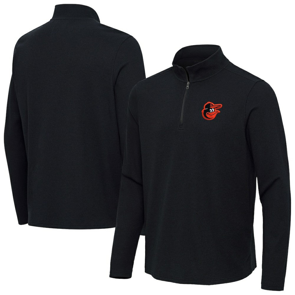 Baltimore Orioles Antigua Sync Tri-Blend Quarter-Zip Pullover Online