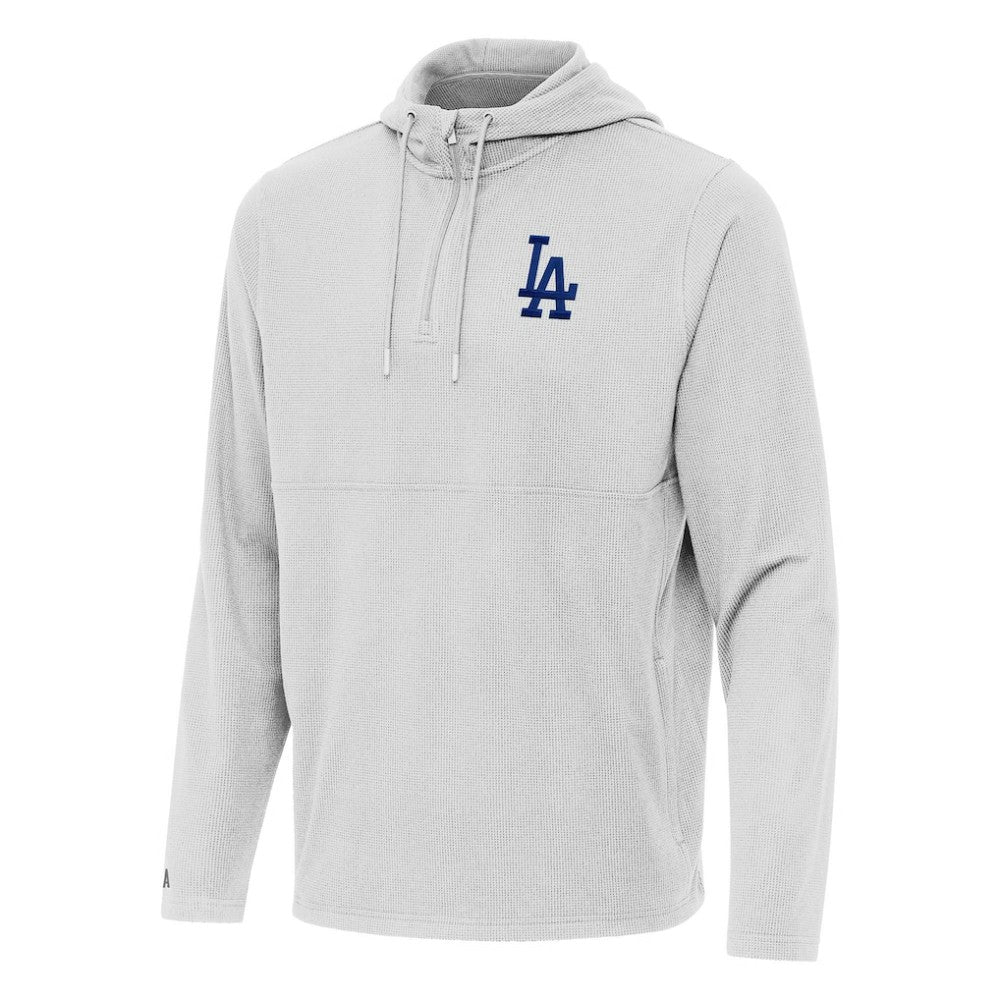 Los Angeles Dodgers Antigua Connected Quarter-Zip Pullover Hoodie Near Me