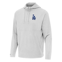 Los Angeles Dodgers Antigua Connected Quarter-Zip Pullover Hoodie Near Me