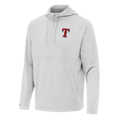 Texas Rangers Antigua Connected Quarter-Zip Pullover Hoodie Sale