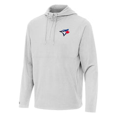 Toronto Blue Jays Antigua Connected Quarter-Zip Pullover Hoodie Sale
