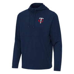 Minnesota Twins Antigua Connected Quarter-Zip Pullover Hoodie for sale