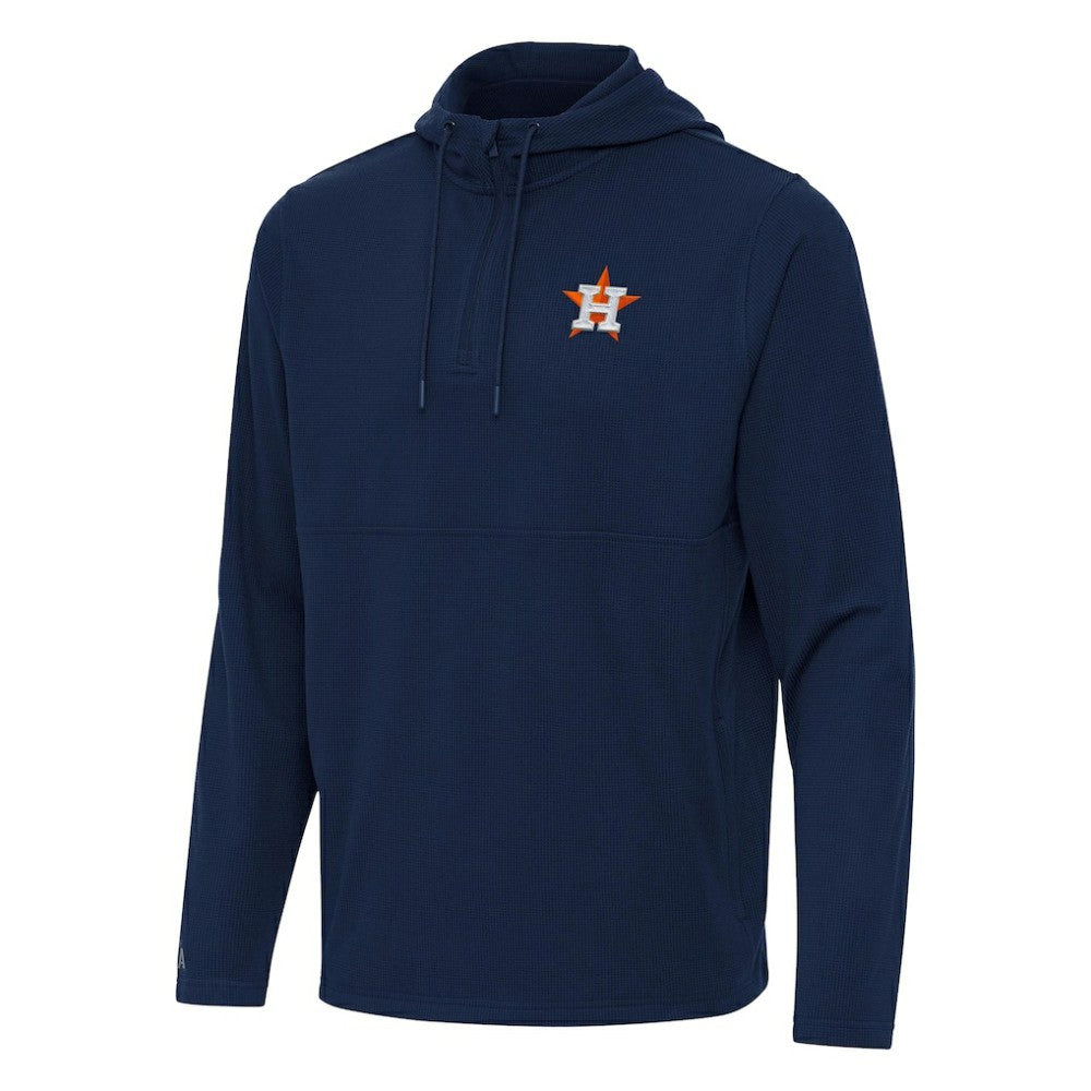 Houston Astros Antigua Connected Quarter-Zip Pullover Hoodie Sale