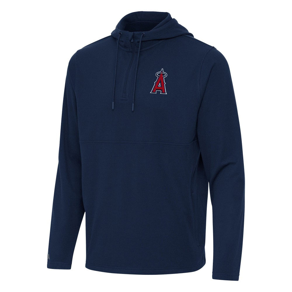 Los Angeles Angels Antigua Connected Quarter-Zip Pullover Hoodie Discount
