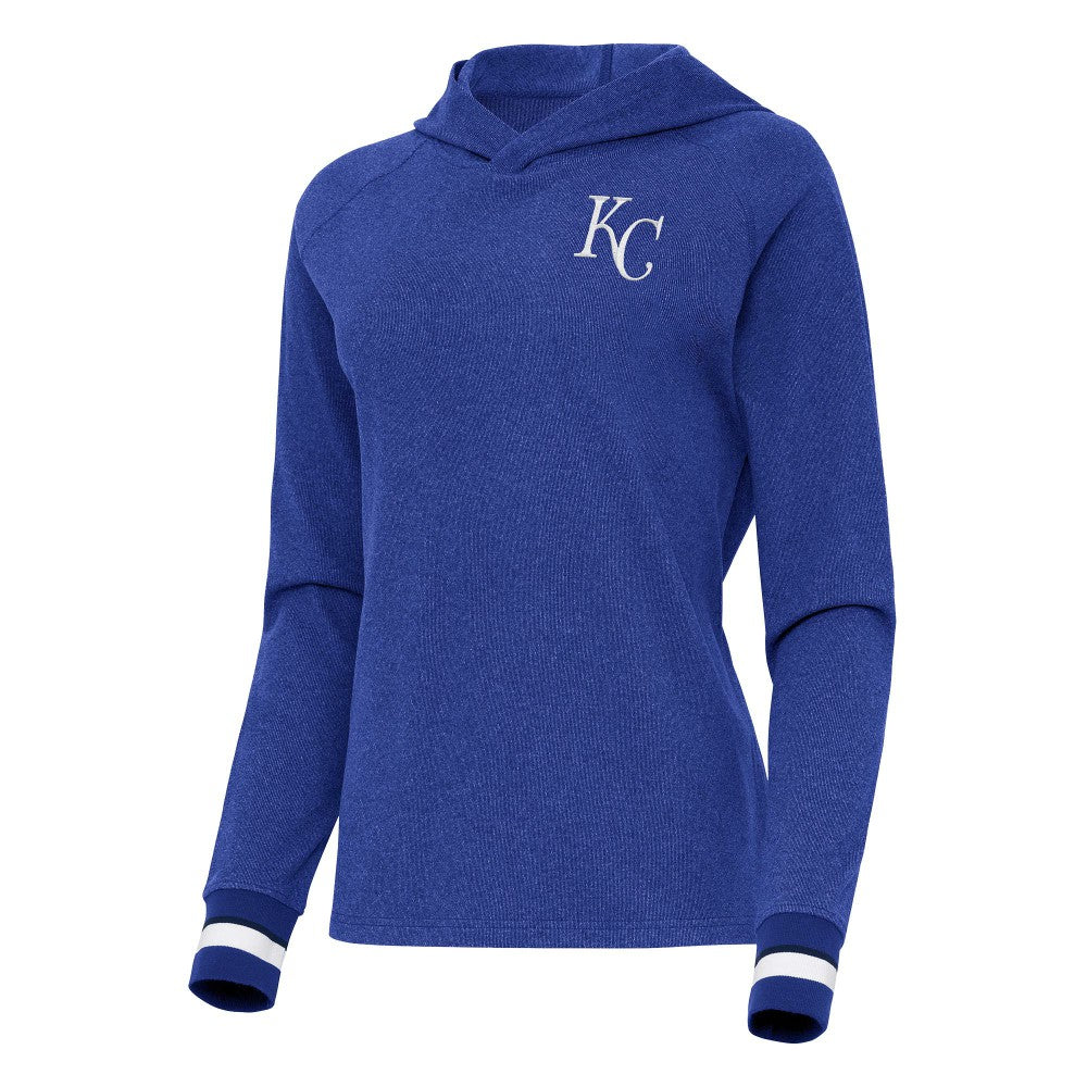 Kansas City Royals Antigua Women's Trek Pullover Hoodie Discount