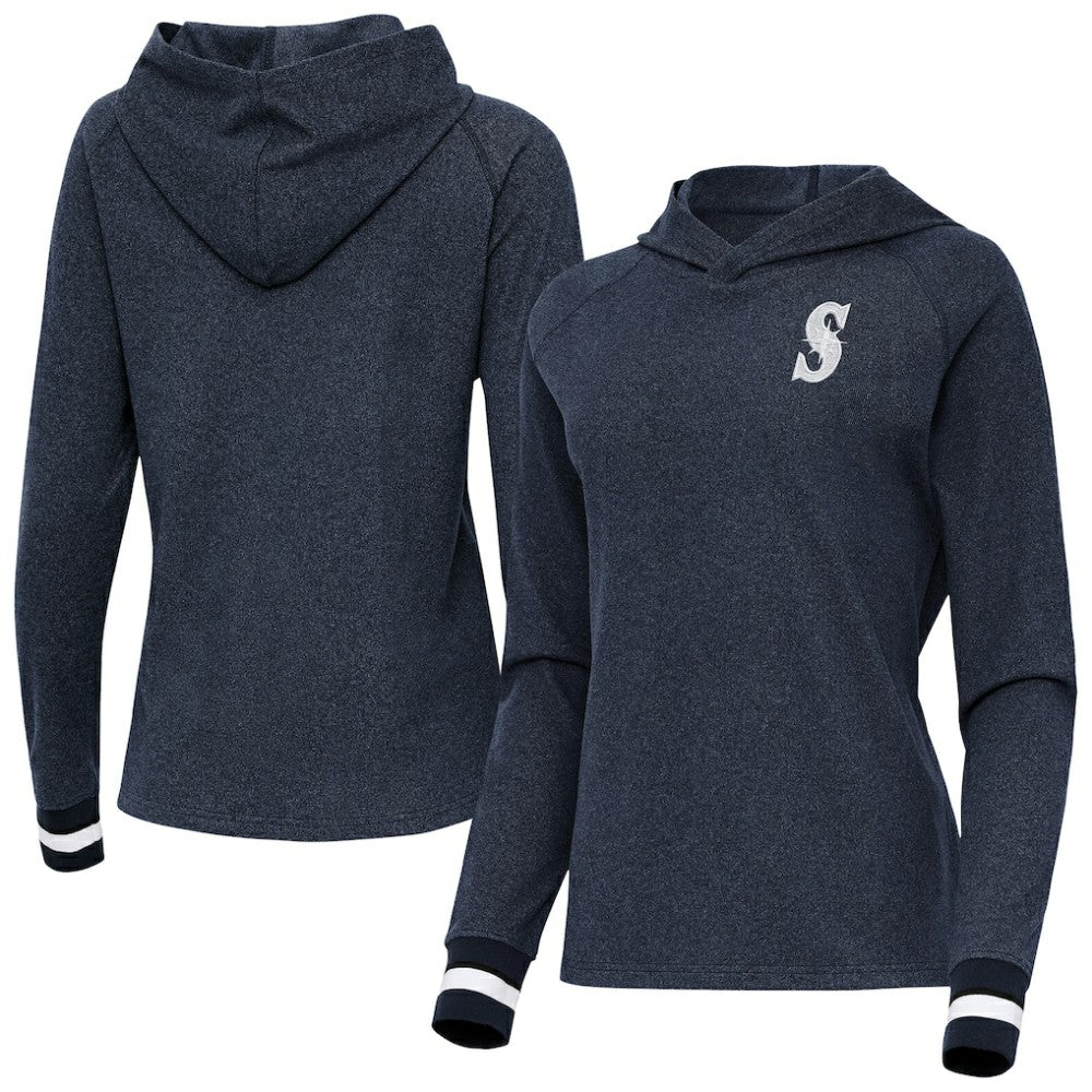Seattle Mariners Antigua Women's Trek Pullover Hoodie Online