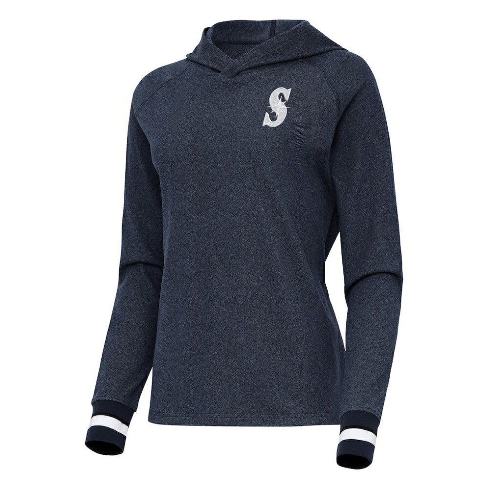 Seattle Mariners Antigua Women's Trek Pullover Hoodie Online
