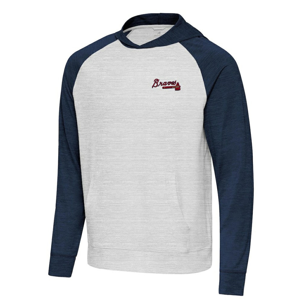 Atlanta Braves Antigua Urgent Pullover Hoodie Outlet