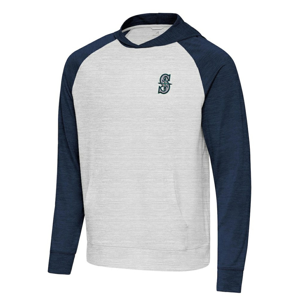 Seattle Mariners Antigua Urgent Pullover Hoodie Outlet