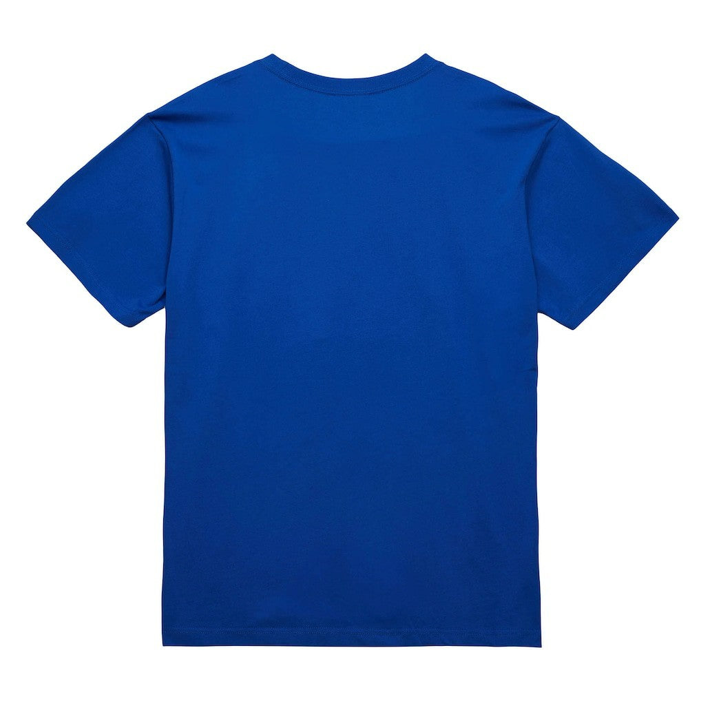 Mitchell & Ness New York Knicks Hardwood Classics Vintage Logo T-Shirt Blue