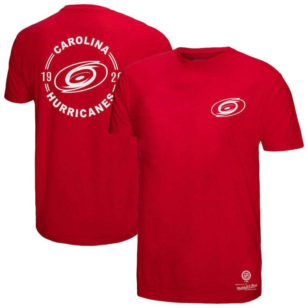 Carolina Hurricanes Mitchell & Ness Core Penalty Box 3.0 T-Shirt - Red | NHL near me