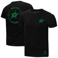 Dallas Stars Mitchell & Ness Core Penalty Box 3.0 T-Shirt - Black | NHL Lifestyle