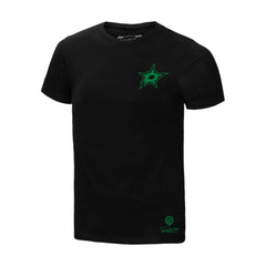 Dallas Stars Mitchell & Ness Core Penalty Box 3.0 T-Shirt - Black | NHL Lifestyle