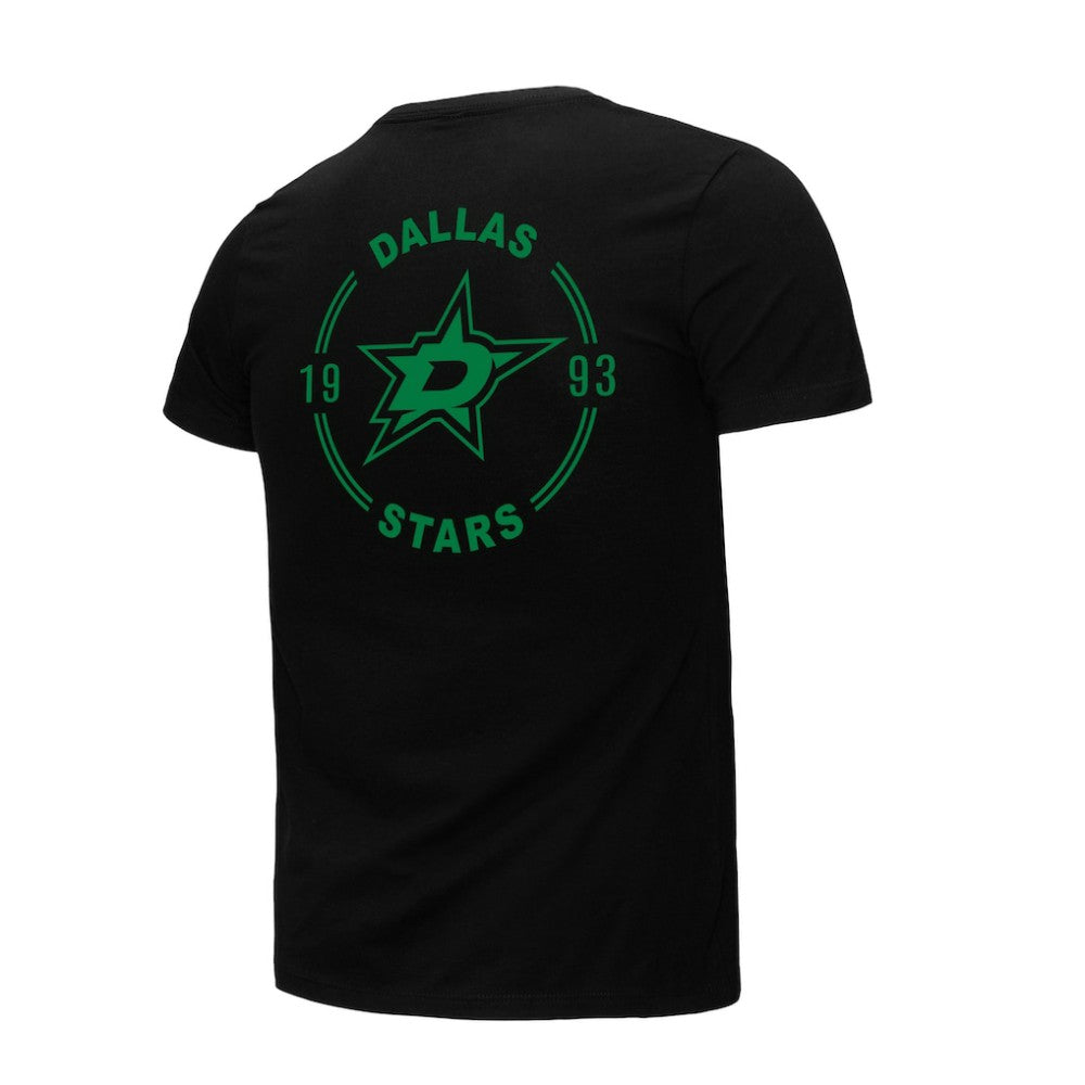 Dallas Stars Mitchell & Ness Core Penalty Box 3.0 T-Shirt - Black | NHL Lifestyle