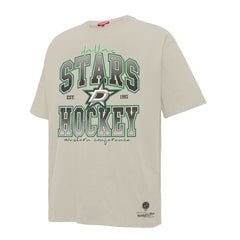 Dallas Stars Mitchell & Ness Women's Dump & Chase Boyfriend T-Shirt - Cream | NHL online