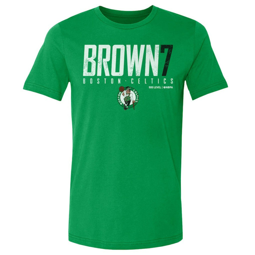 Jaylen Brown Boston Celtics 500 Level Elite Player T-Shirt Kelly Green