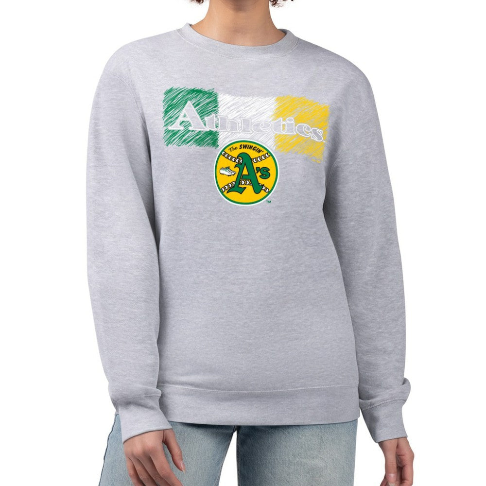Athletics Starter Women's Team Color Shading Fleece Pullover Sweatshirt Online