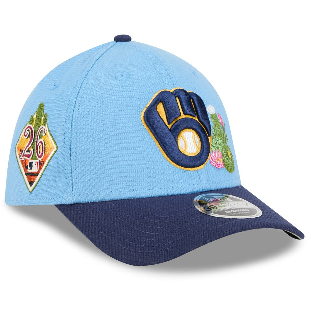 Milwaukee Brewers New Era 2026 Spring Training M-Crown 39THIRTY Flex Hat Outlet