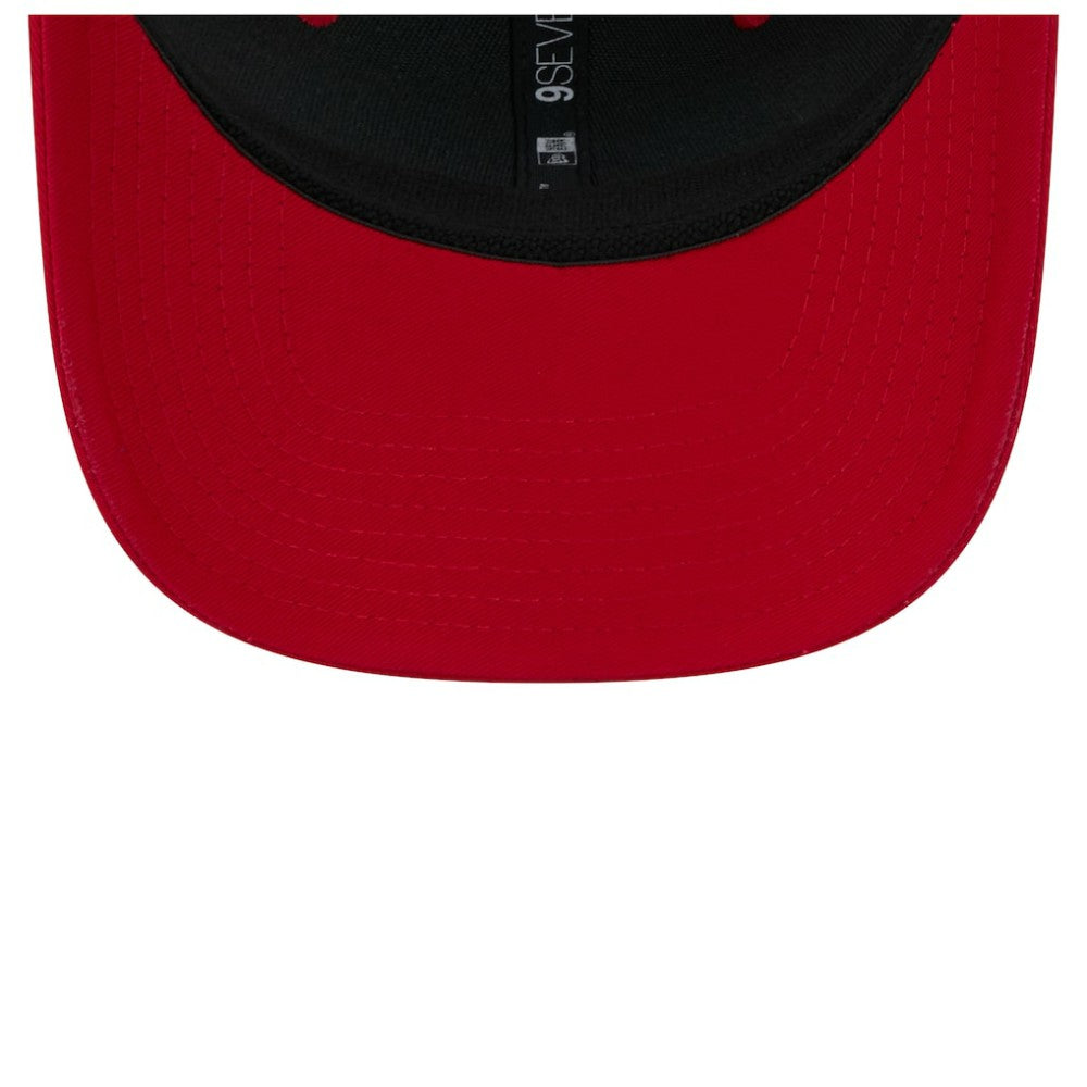 Carolina Hurricanes New Era Team Patch Basic 9SEVENTY Adjustable Trucker Hat - Red/White | New Era discount