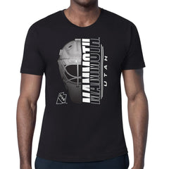 Utah Mammoth Starter Half Helmet T-Shirt - Black | NHL on sale