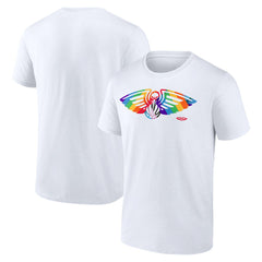 New Orleans Pelicans Team Logo Pride T-Shirt White