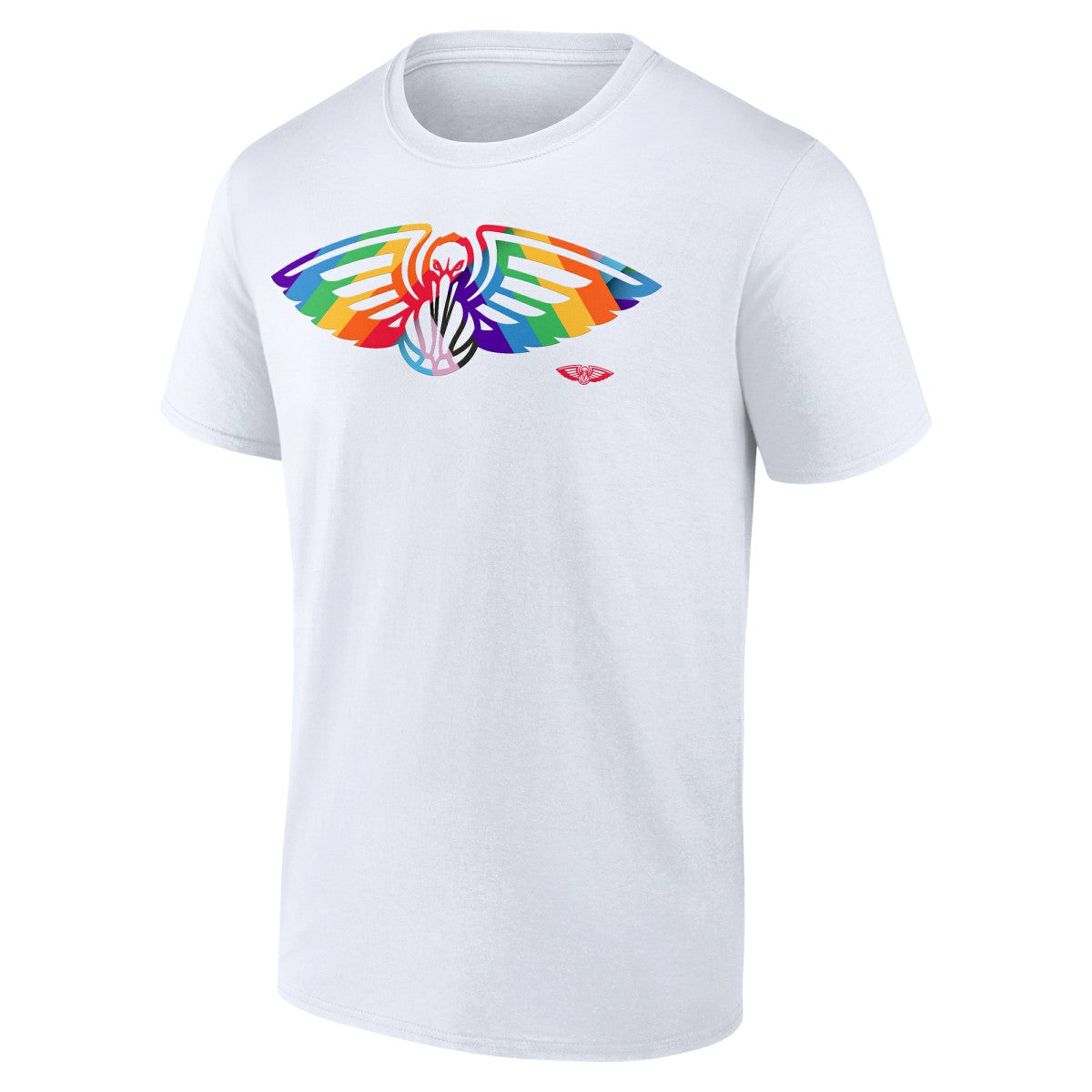 New Orleans Pelicans Team Logo Pride T-Shirt White