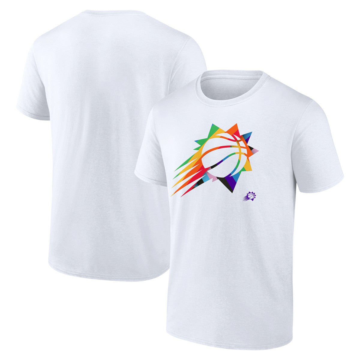 Phoenix Suns Team Logo Pride T-Shirt White
