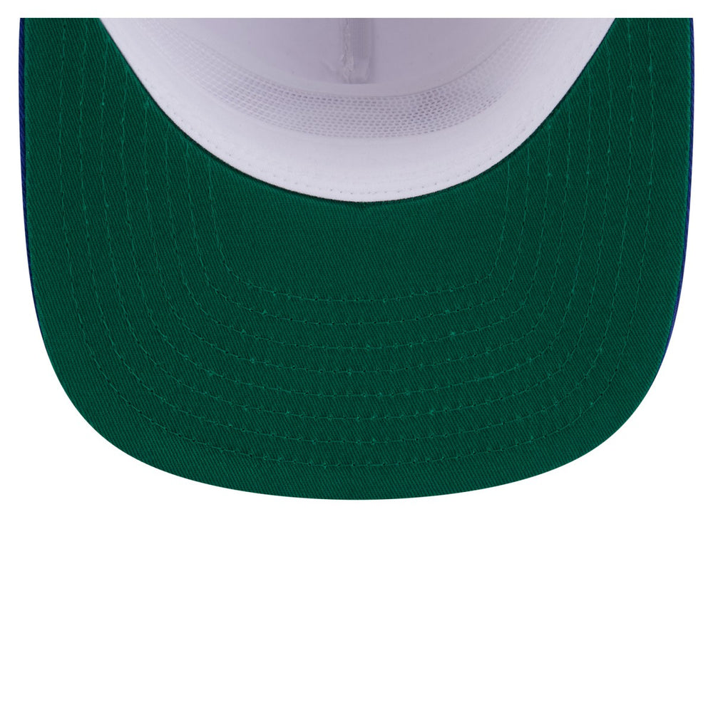 New Era New York Knicks Hardwood Two-Tone Golfer Adjustable Hat White/Blue