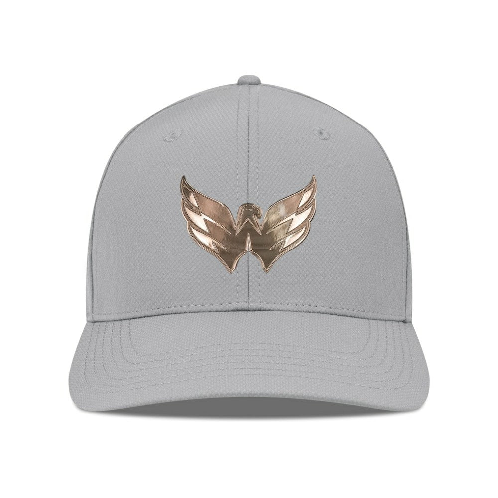 Washington Capitals Levelwear Rise Copper Insignia Flex Hat - Gray | NHL Lifestyle