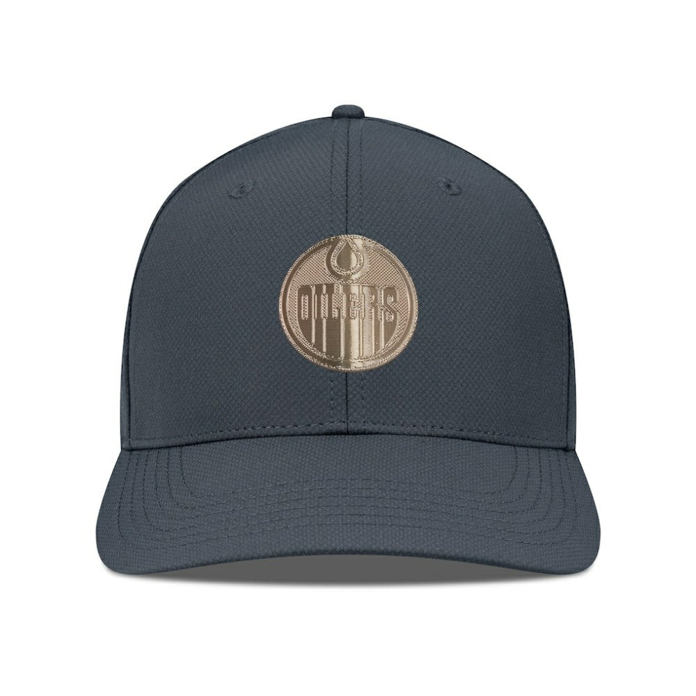 Edmonton Oilers Levelwear Rise Copper Insignia Flex Hat - Charcoal | NHL discount