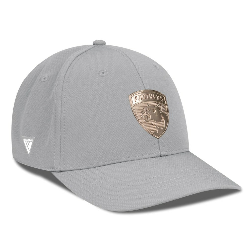 Florida Panthers Levelwear Rise Copper Insignia Flex Hat - Gray | NHL Lifestyle