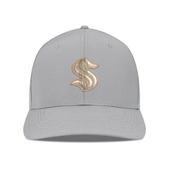 Seattle Kraken Levelwear Rise Copper Insignia Flex Hat - Gray | NHL online