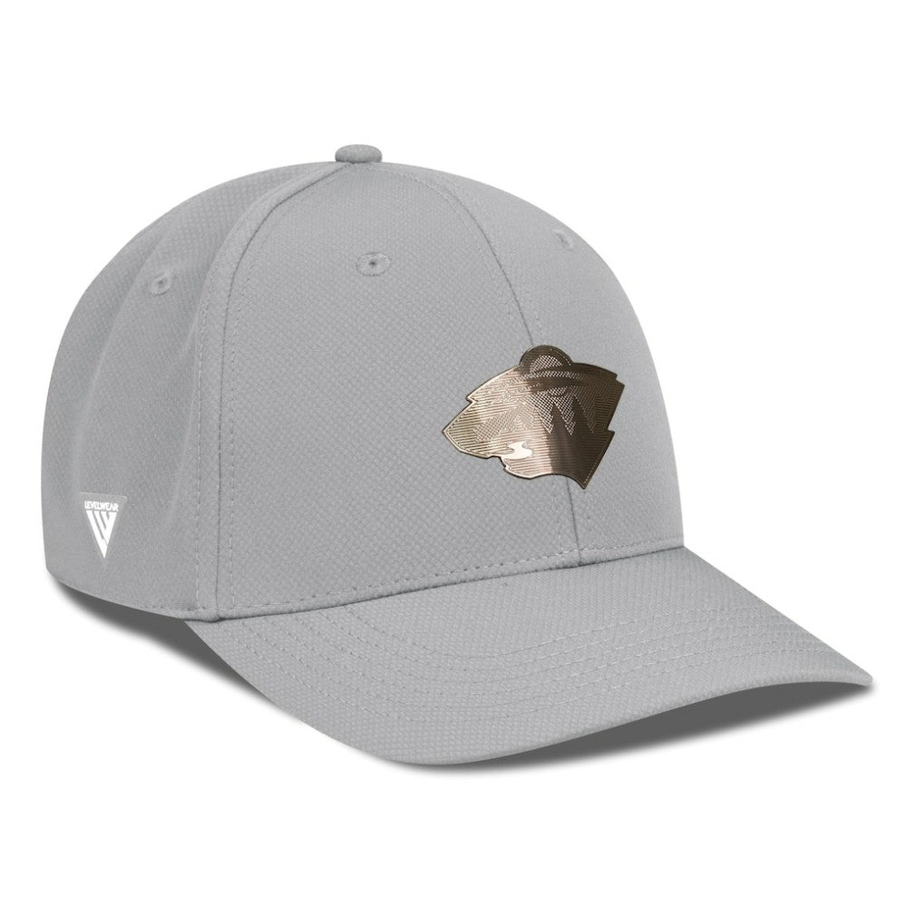 Minnesota Wild Levelwear Rise Copper Insignia Flex Hat - Gray | NHL discount