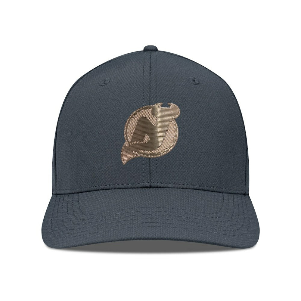 New Jersey Devils Levelwear Rise Copper Insignia Flex Hat - Charcoal | NHL online